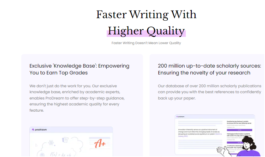 ProDream AI: Faster Writing With Higher Quality. (photo: screenshot)