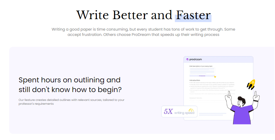 ProDream AI: Write Better and Faster. (photo: screenshot)